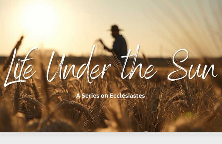 Poverty and Riches (Ecclesiastes 5:8-6:12)