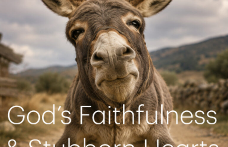 God’s Faithfulness and Stubborn Hearts (Numbers 22-24)